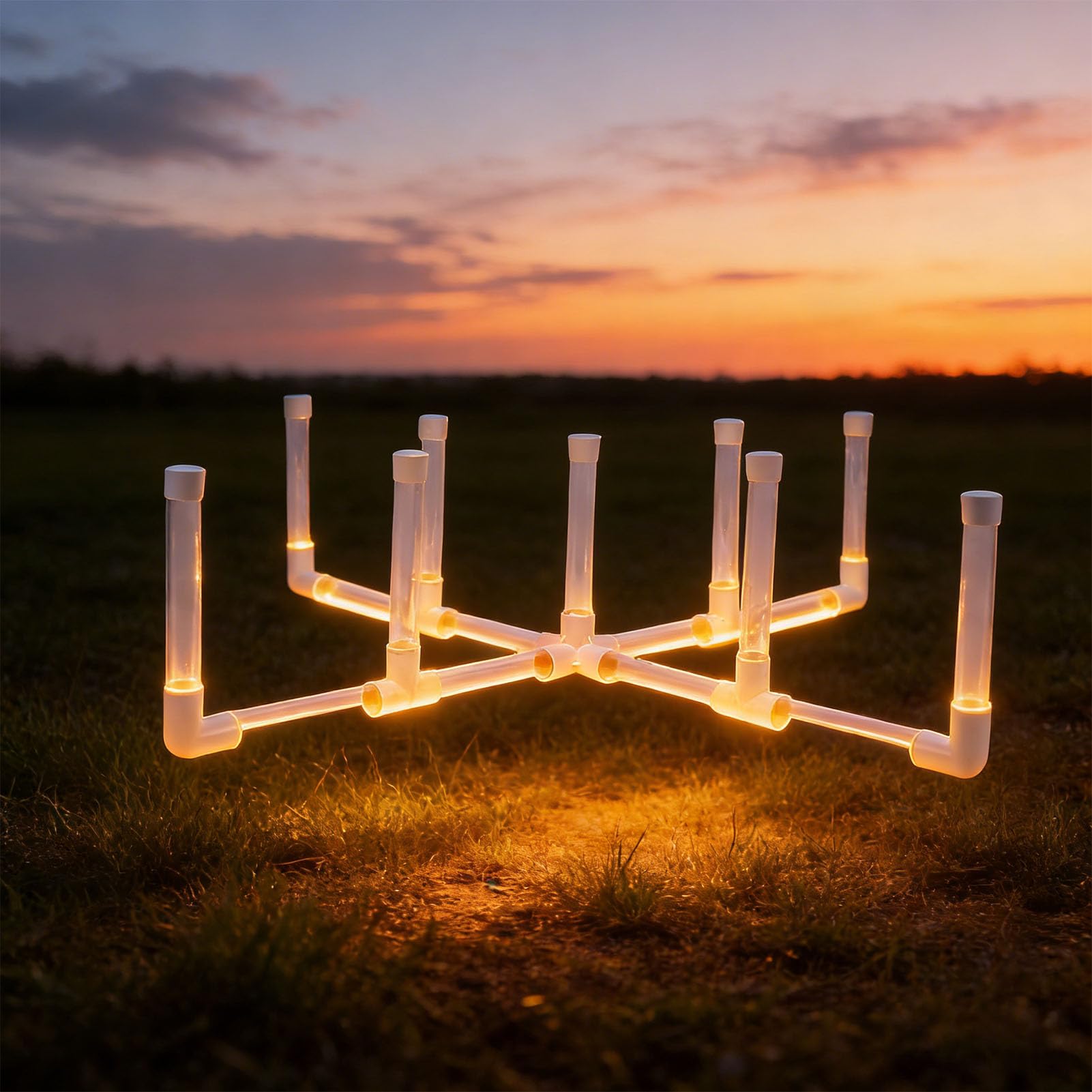 Generic Gioco di Lancio a LED in Giardino Luminoso Bagliore Al Buio Facile Installazione per Riunioni di Famiglia in Campeggi e Cortili Realizzato in Robusto Materiale PC
