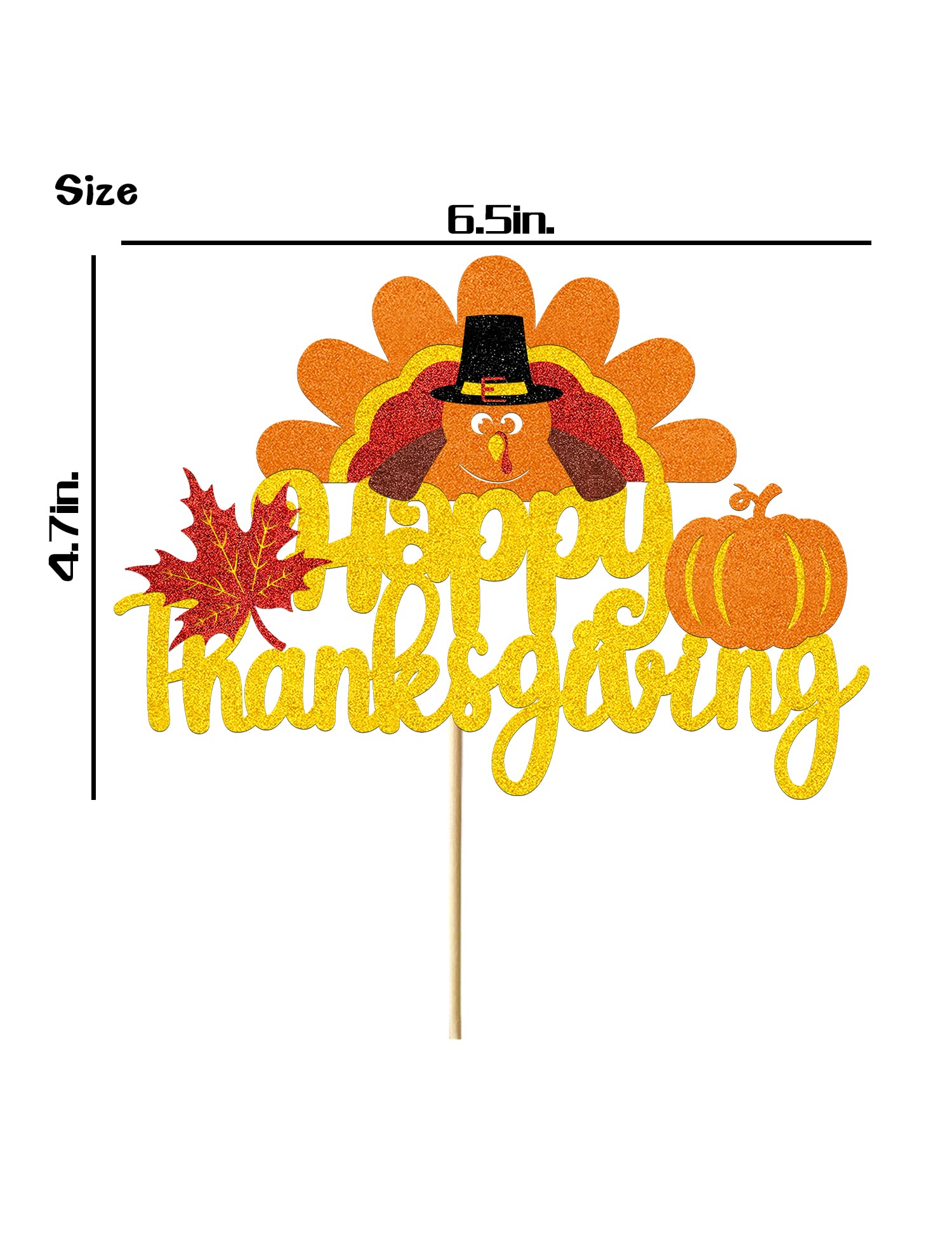 Thanksgiving Cupcake-Topper 24 Stück – Goldene Ahornblätter Aus Acryl, Gravierte Spiegelfläche, Wiederverwendbare Kuchen-Deko Für Herbstfeste