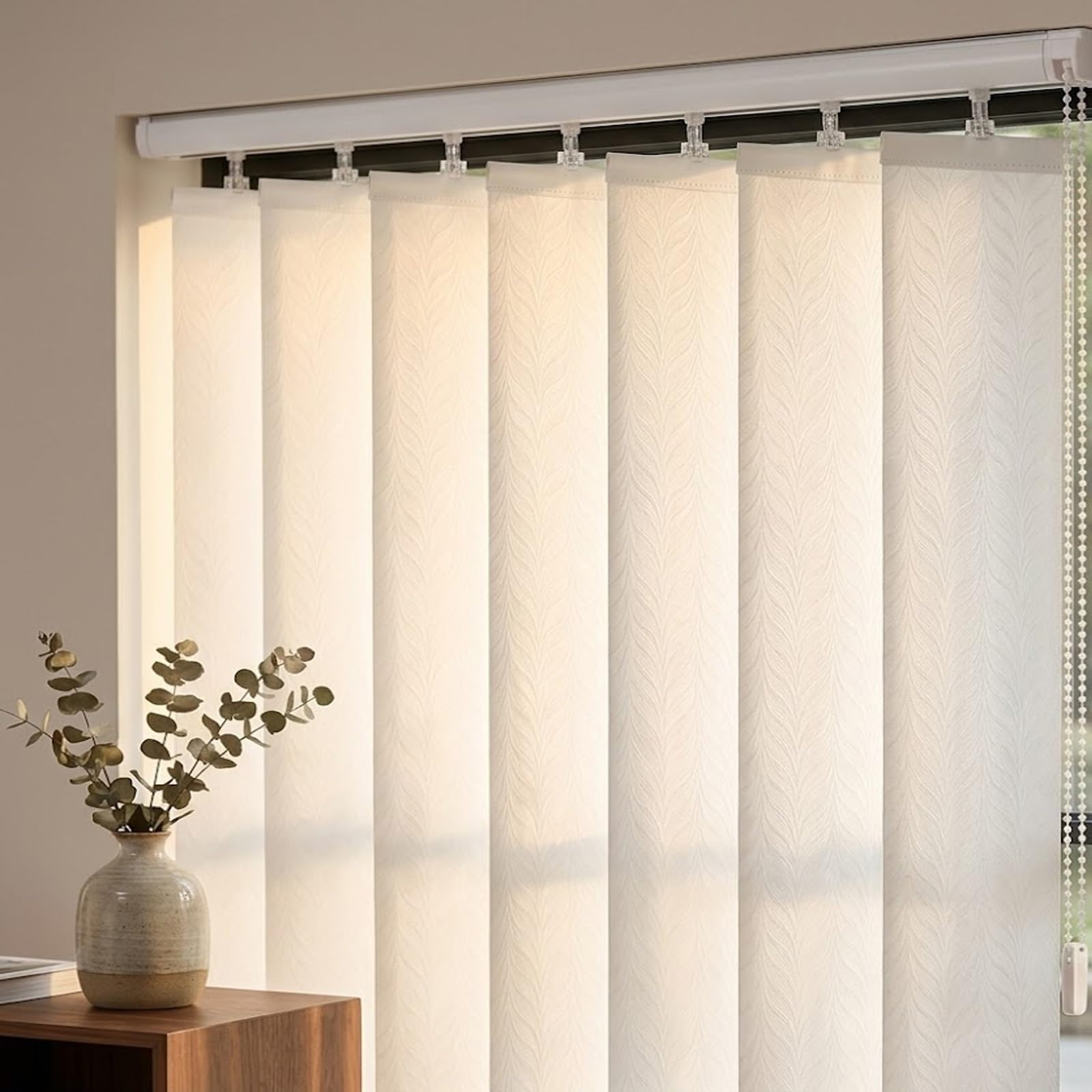 Pannello divisorio bianco per porte scorrevoli oscuranti, regolabile, 60300 cm (180 x 160 cm), perfetto per la decorazione della casa e dell'ufficio