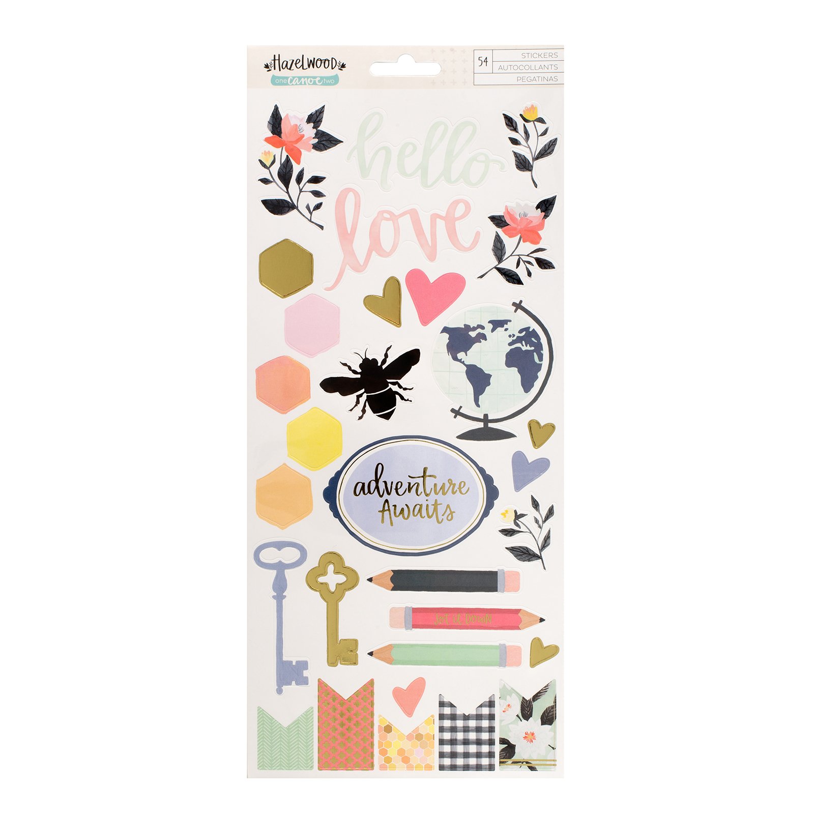 American Crafts Twilight Paper Pad Multicoloured 6 x 6 in