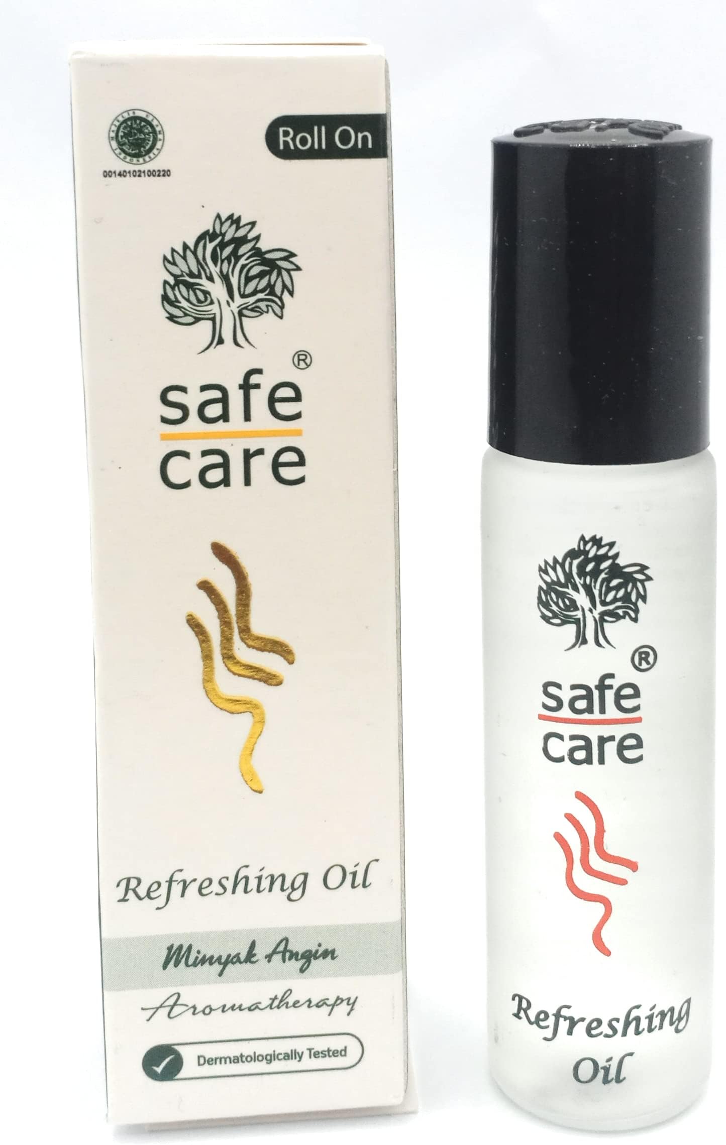 Safe Care Roll on Refreshing Oil Aromatherapy, 10 Ml (Pack of 24)
