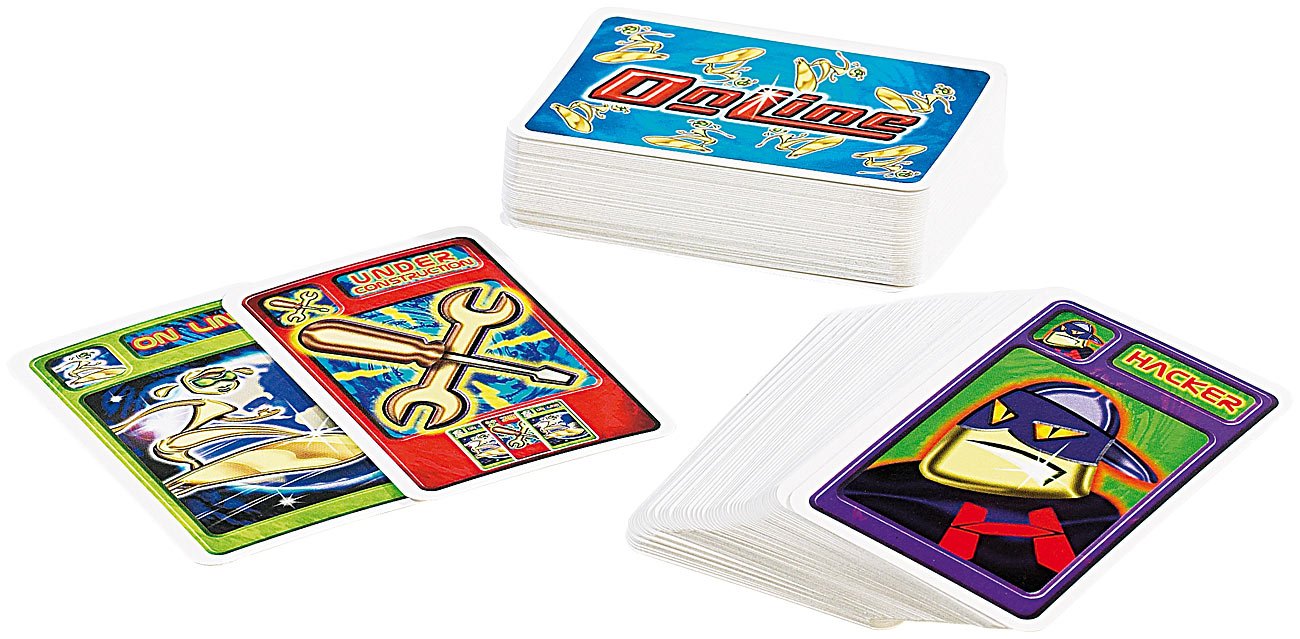 Online: Das Internet-Kartenspiel - Gioco Di Carte Su Internet Per 2-6 Giocatori, 112 Carte, Età 6+