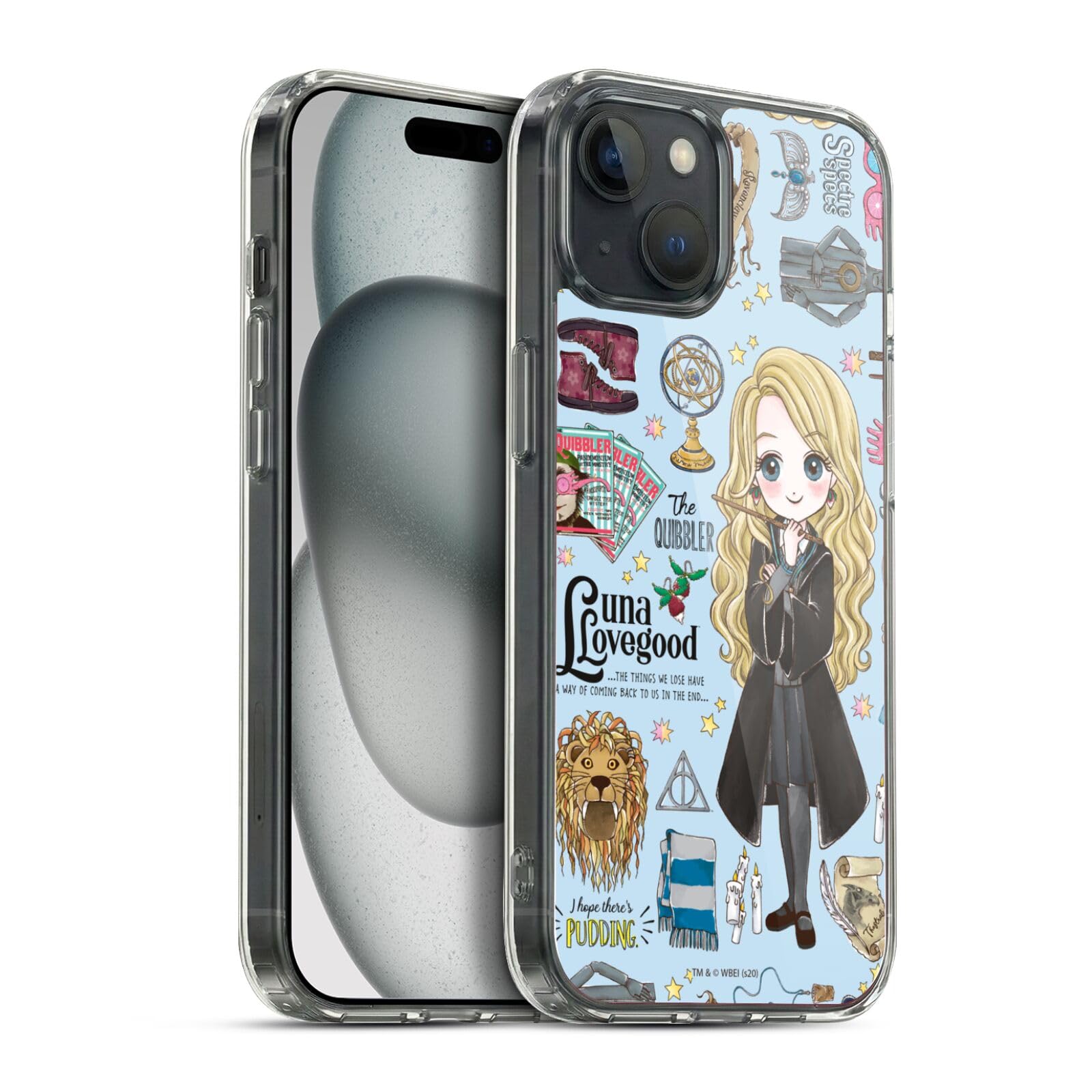 Head Case Designs Licenciado Oficialmente Harry Potter Patrón Luna Reliquias de la Muerte XXXVII Caso Funda de Gel Suave Compatible con Apple iPhone 12 / iPhone 12 Pro — view 30