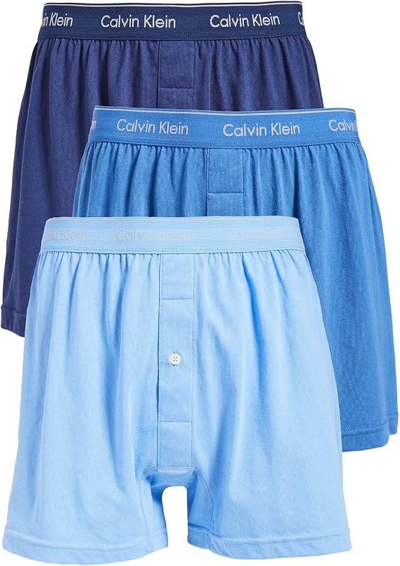 Calvin Klein Men's Cotton Classics 3-Pack Knit Boxer