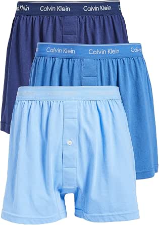 Calvin Klein Men's Cotton Classics 3-Pack Knit Boxer Briefs