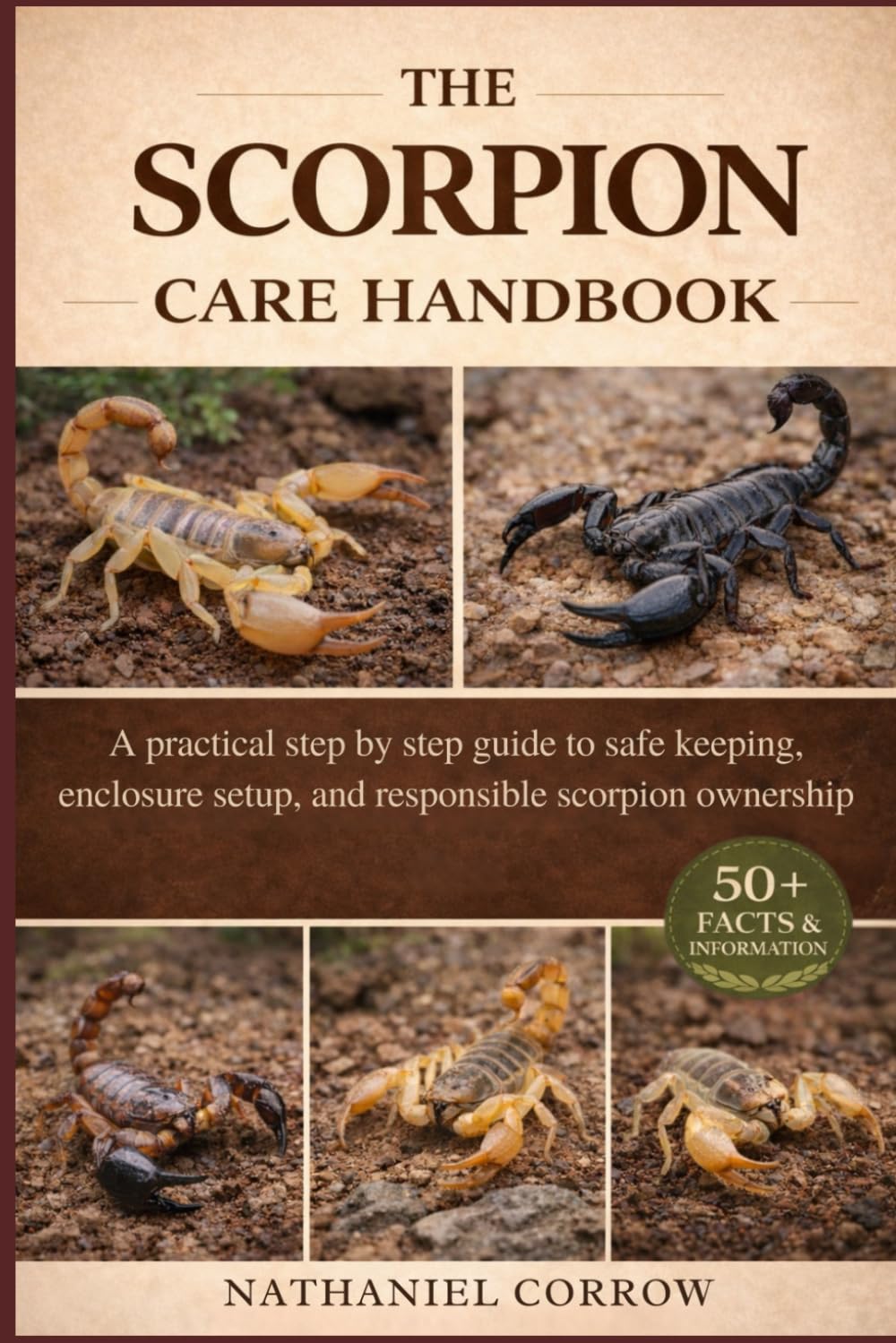THE SCORPION CARE HANDBOOK: A practical step by step guide to safe keeping enclosure setup and responsible scorpion ownership