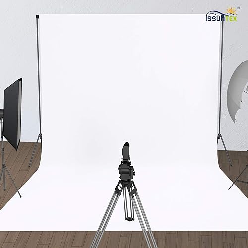 Miniatura 2 de Issuntex Fondo de muselina, telón de fondo para fotografía, pantalla plegable de alta densidad para fotografía de vídeo y televisión