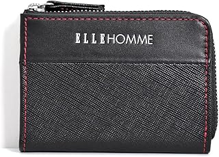 Marseille L-Shaped Zipper Coin Purse, black (black 19-3911tcx), One Size