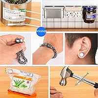 Vista 6 de DIYMAG Imanes pequeños de tierras raras, paquete de 40, 5 tamaños, imanes de neodimio para refrigerador, bricolaje, manualidades, cocina y oficina