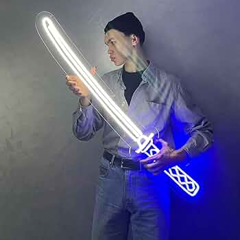 Amazon.co.jp : 日本のサムライソードネオンサイン、壁の装飾用