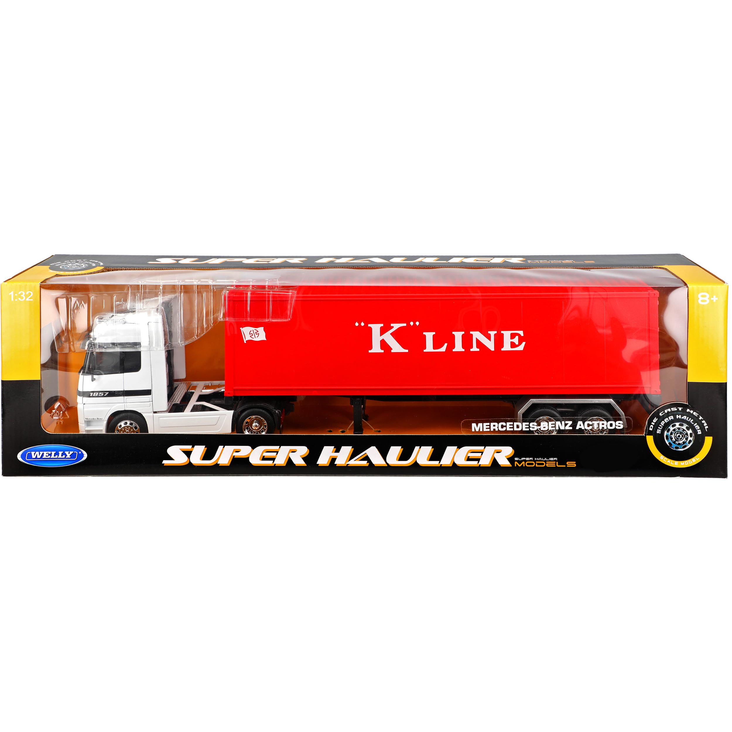 Welly Mercedes-Benz Actros 1857 40' Container K Line LKW Truck