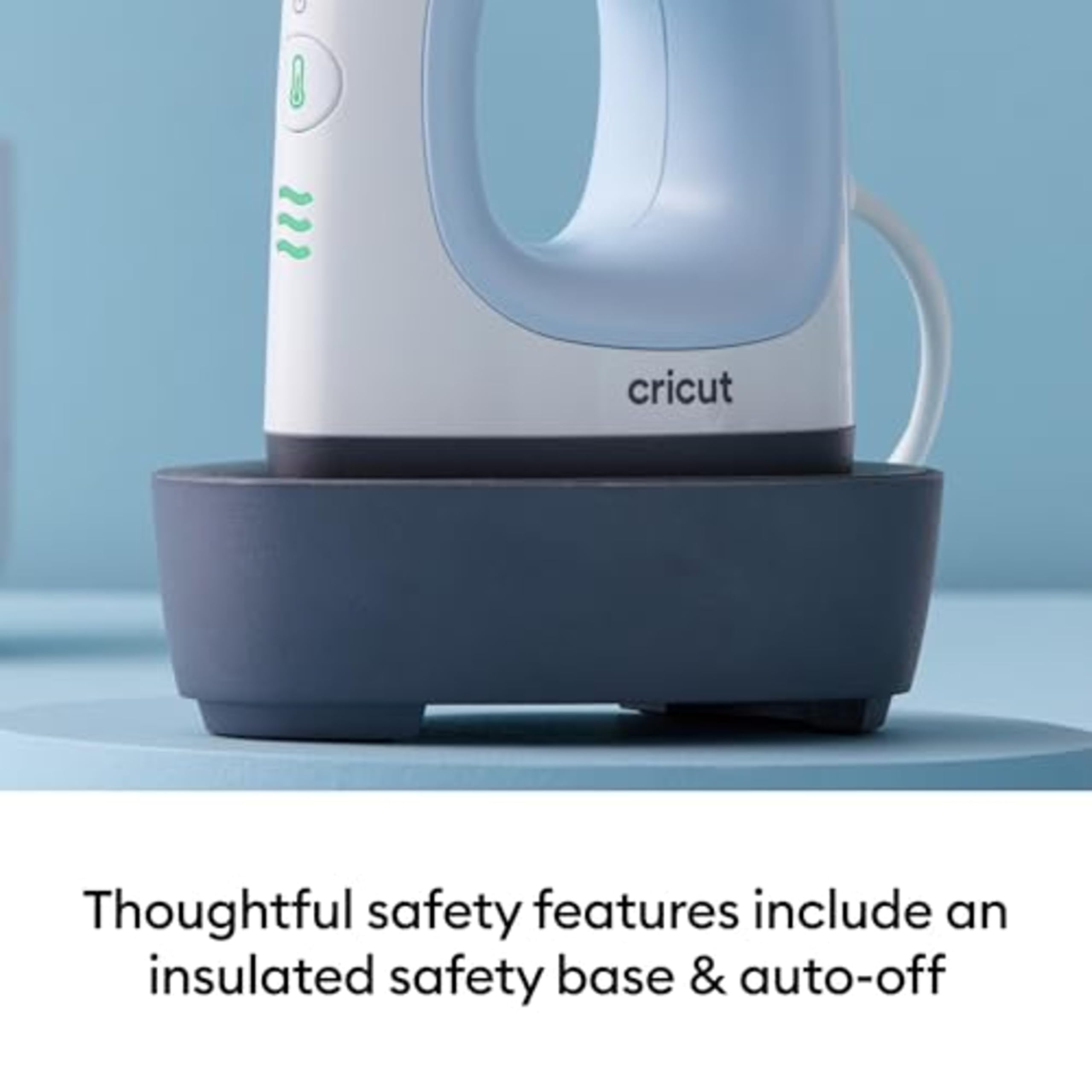 Cricut EasyPress Mini presse à chaud + tapis de presse à chaud – pour presser de petits objets comme des chaussures, des animaux en peluche, des chapeaux et plus encore – 3 réglages de chaleur et