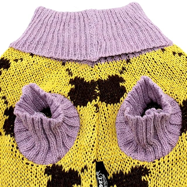 Foto 2 de 6 de Jersey para Perros y Gatos Ropa de Invierno cálida Jersey de Punto para Gatos Ropa para Mascotas Apto…