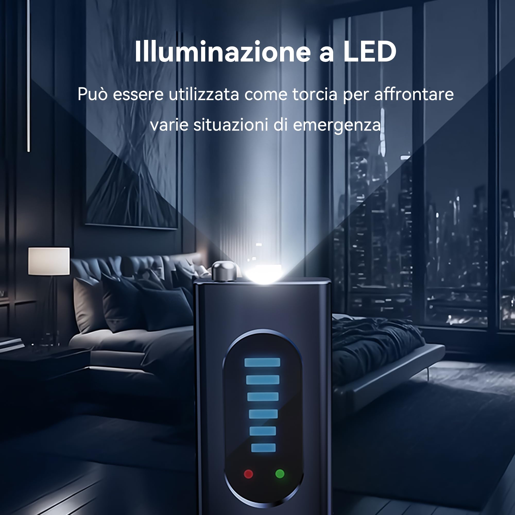 Rilevatore Microspie Professionale - Rilevatore Cimici e Microspie con Scansione GPS, Telecamere Nascoste e Dispositivi per Casa, Hotel, Ufficio | Sicurezza Antispia