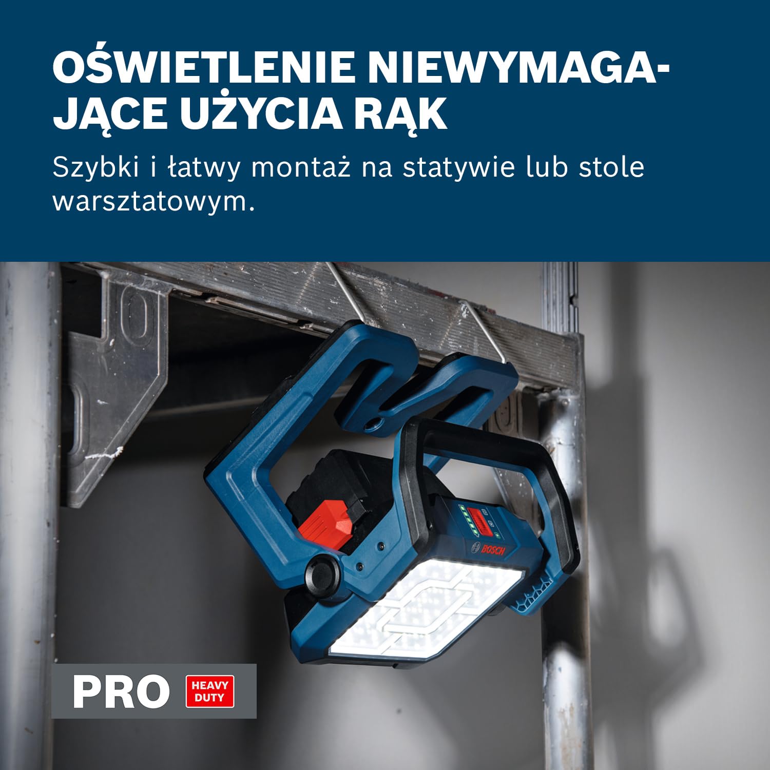Bosch PRO 18V System Latarka akumulatorowa GLI18V-5000 (bez akumulatora/ładowarki)