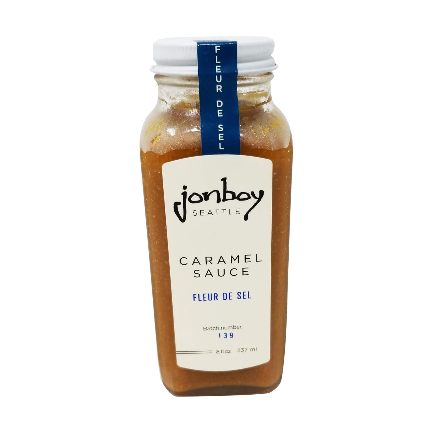 Jonboy Caramels, Sauce Caramel Fleur De Sel, 8 Ounce