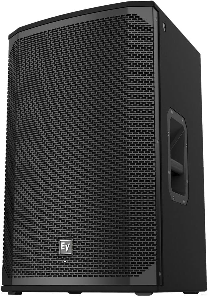 Electro-Voice EKX-15P 15" Two-Way Full Range 1500W Powered Loudspeaker Bundle with Auray 51" Speaker Stand Bag, Steel Speaker Stand and XLR-XLR Cable