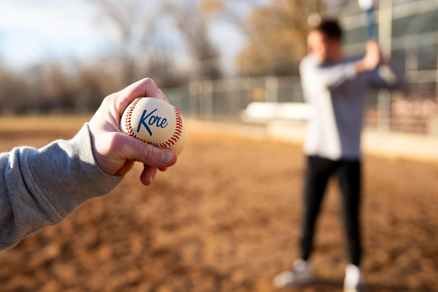 Kore Baseball Backyard Set – Plastic Bat, Soft Baseball, 4 Bases, Reinforcement Tape & Carry Bag – Safe Outdoor Family Game for Backyard, Beach, or Park Play