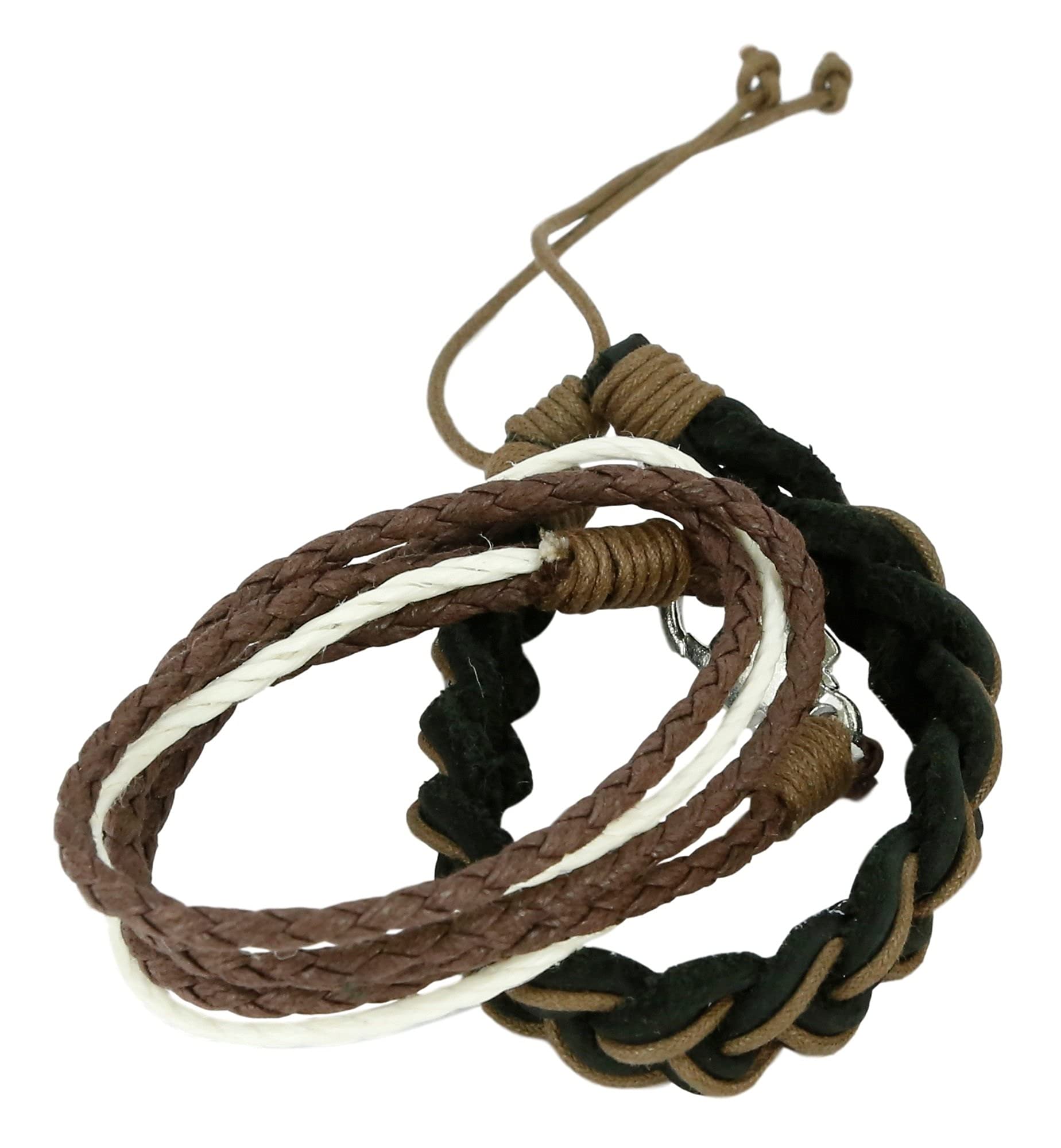 Online Global Stores Leather Bracelet For Men Boys Return Gifts Handmade Wristband Jewellery (B093FP3K7W) Amazon Price History, Amazon Price Tracker