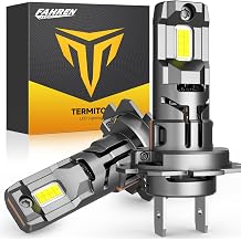 FORENNER Next-Gen H7/H7LL Fog Bulbs, 50000LM Super High Output, 6500K Cool White, Compact 11 OEM Plug-and-Play, CANbus Ready Error Free, IP68 Waterproof, 8500+ Longer Lifespan, Pack of 2