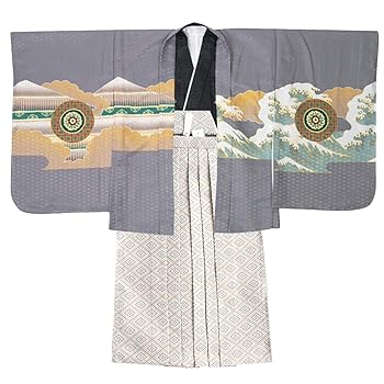 【新品タグ付き】キョウエツ★七五三★男の子★3点セット★ 鷹龍-紺(袴 銀) 新品タグ付き】キョウエツ☆七五三☆男の子☆3点セット☆ 鷹龍