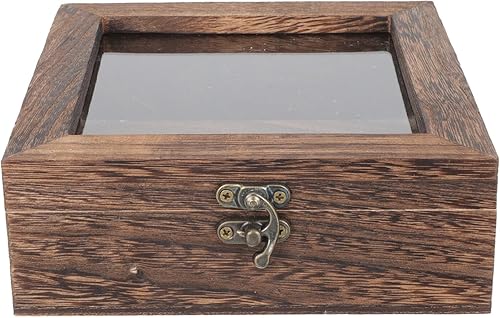 Miniatura 10 de Cabilock Caja de colección para espécimen de mariposa con parte superior de acrílico, marcada real, mariposa, taxidermia, caja organizadora de