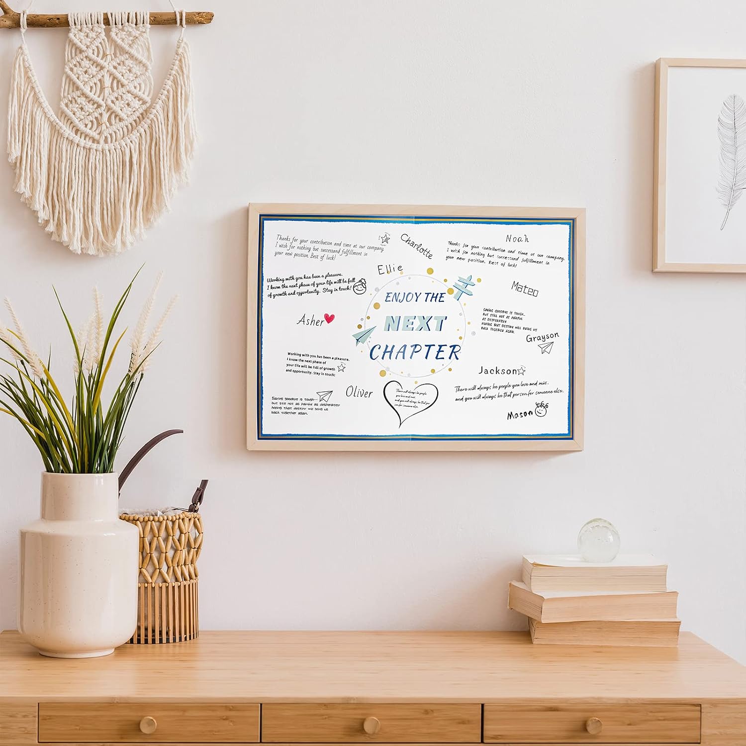 Jumbo Happy Retirement Card, 13.8 x 21.6 Inch Retirement Guest Book, Colleague Leaving Card, Good Bye Card for Colleague, Coworker, Boss, Retirement Decorations Party Gifts For Men, Women(WITH