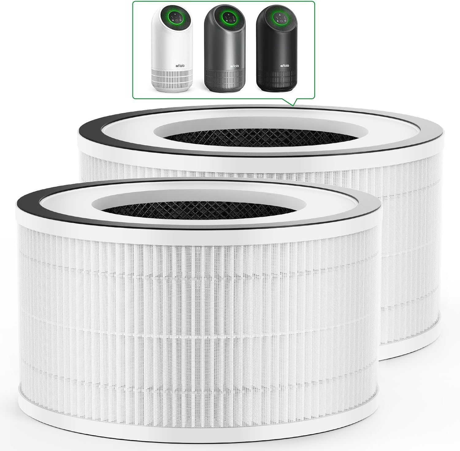 Afloia Hepa Air Purifier Original Replacement Filter, 2 Pack