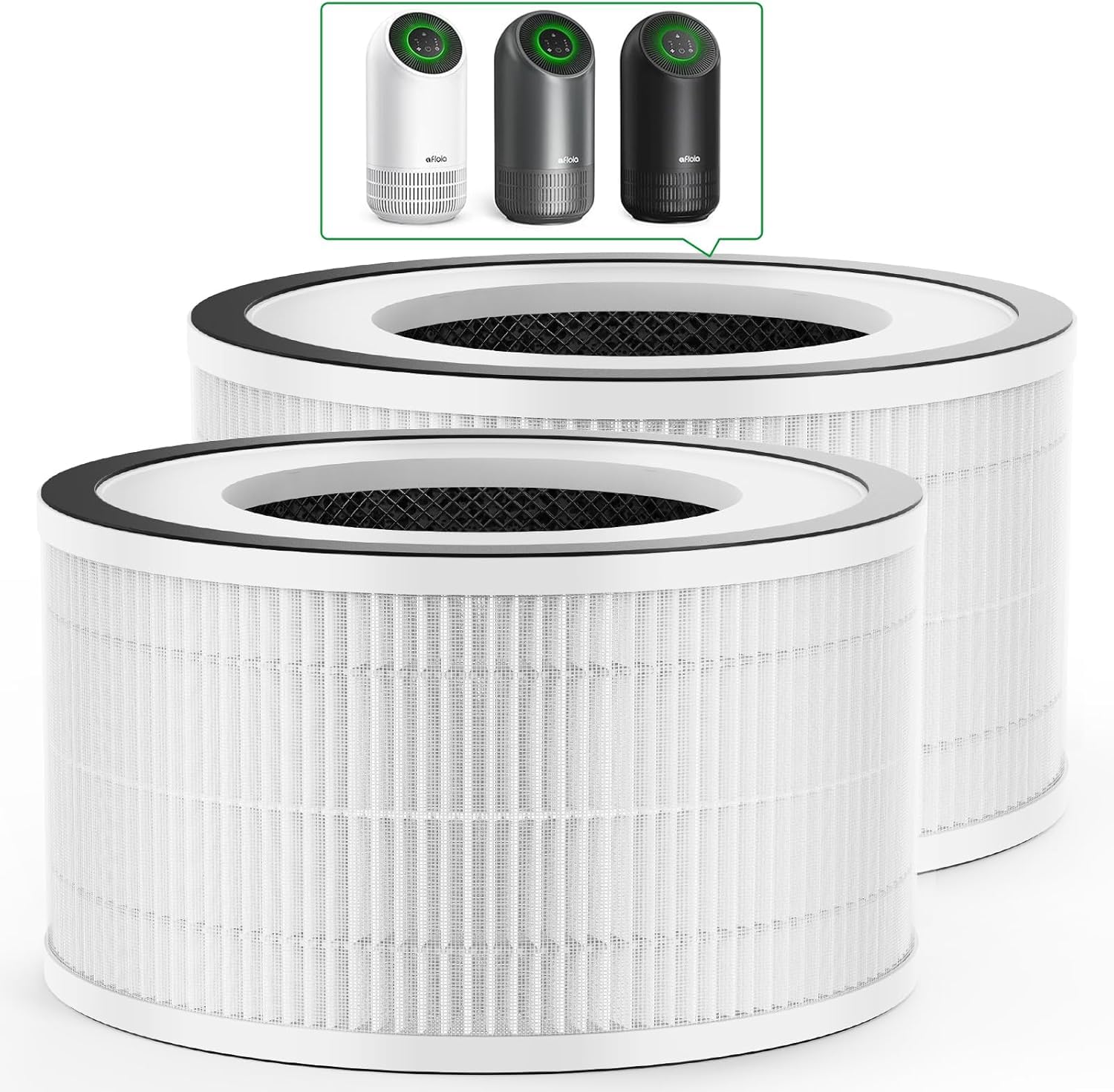Afloia Hepa Air Purifier Original Replacement Filter, 2 Pack