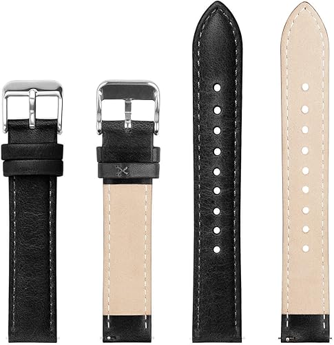 Miniatura 6 de Fullmosa Correas de reloj de cuero de 0.866 in compatibles con Samsung Galaxy Watch de 1.81 pulgadas, Galaxy Watch 3 de 1.77 pulgadas, Gear S3
