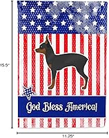 Vista 1079 de Caroline's Treasures BB4243GF Bandera de jardín con texto en inglés «Merry Christmas» con texto en inglés «Merry Christmas», bandera decorativa