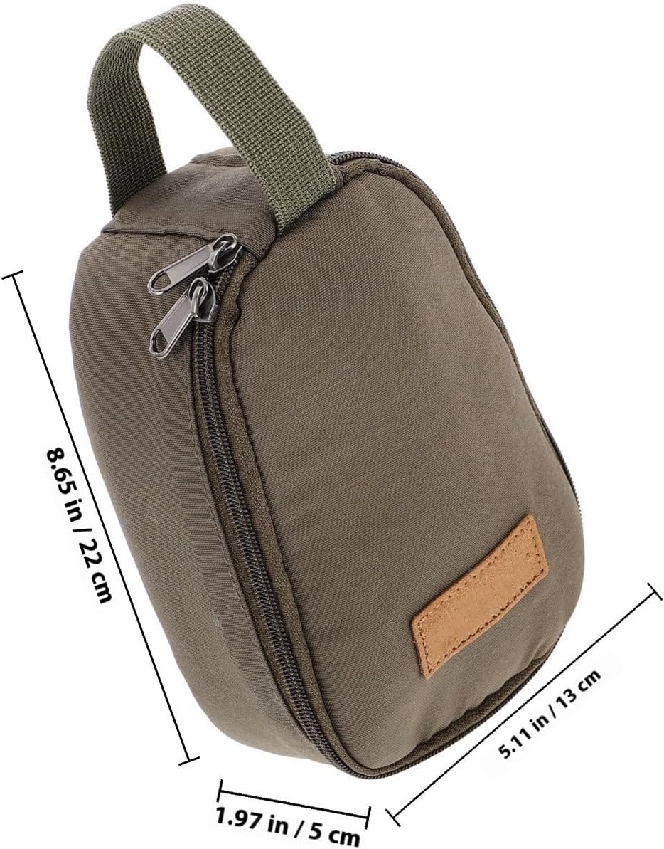 Camping Tableware Organizer Xmas Outdoor Hiking Pot Storage Bag Green image 2
