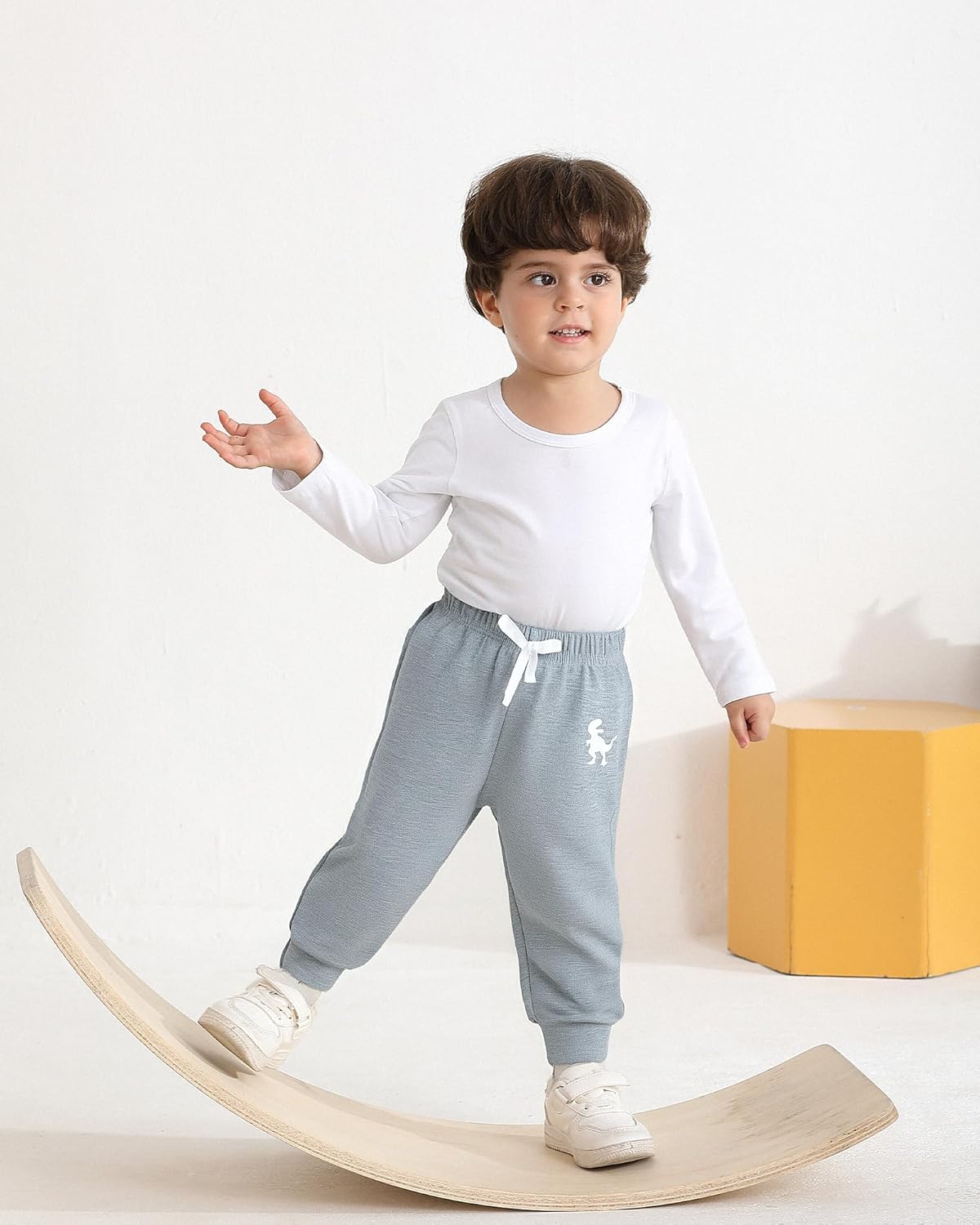 Baby Boy Pants 3 6 9 12 24 Months Toddler Boy Sweatpants Newborn Baby Sweatpants 2T 3T 3 Pack Infant Boys Pants - Image 3