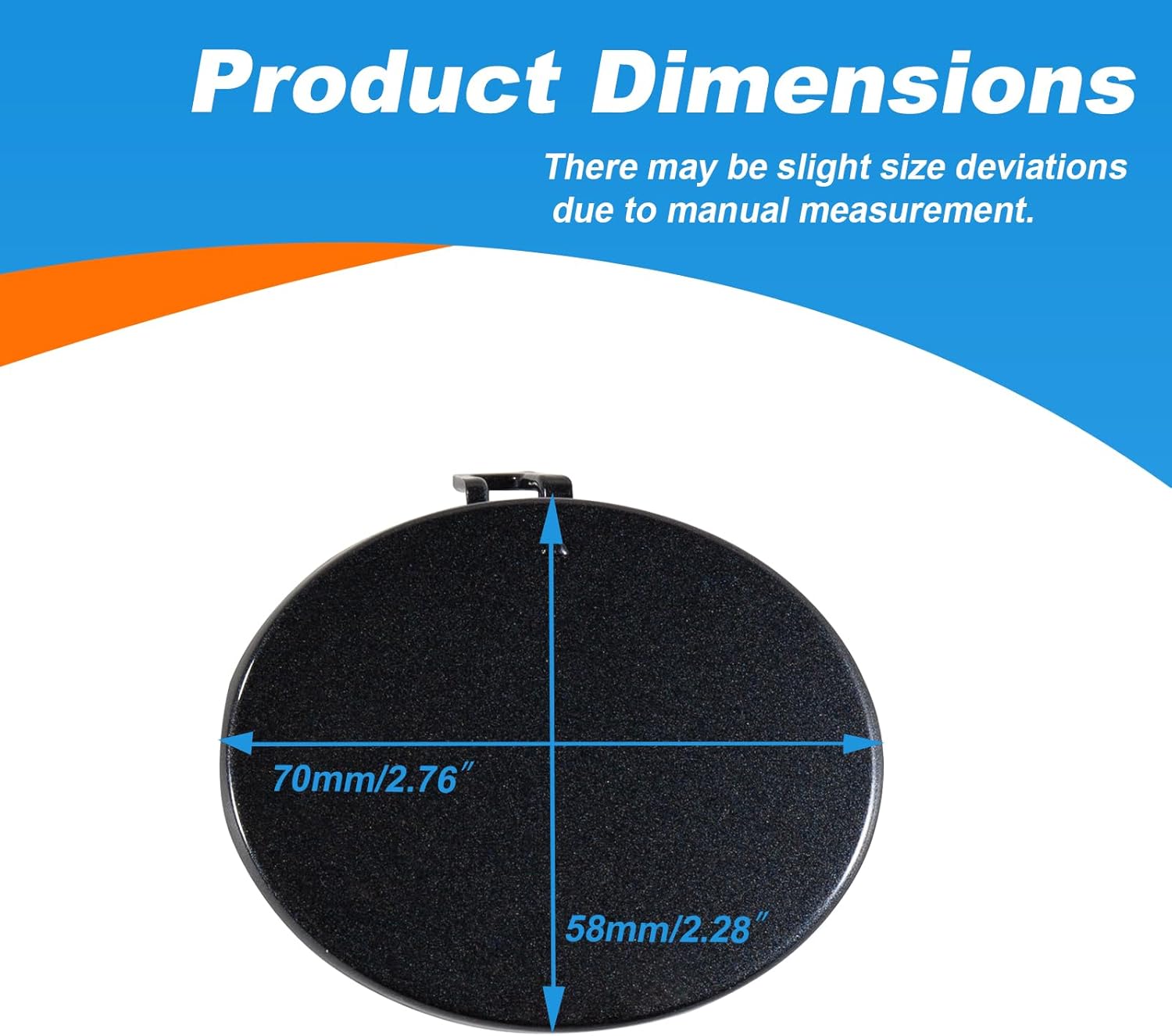 Car Front Bumper Tow Hook Cover for BMW 3 Series 2door 318d 320i 328ix 330d 335ix 2010 2011 2012 2013 Trailer Cover Towing Eye Cap E92LCI Coupe E93LCI 51117256104(Red)