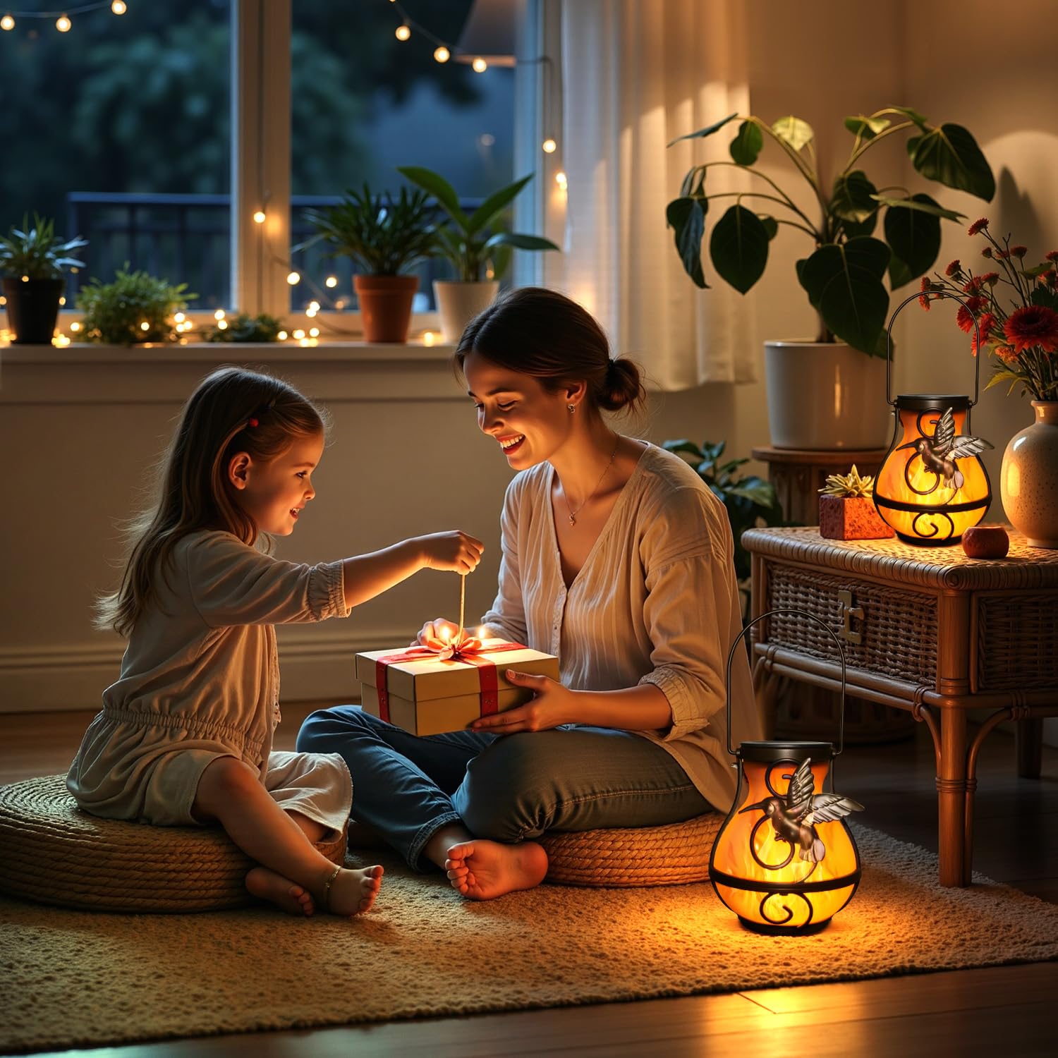 Solarlaternen zum Aufhängen im Freien, Solar-Gartenleuchten für den Außenbereich, wasserdicht, mit flackernder Flamme, LED-Laterne für Terrasse, Hof, Camping, Halloween-Dekorationen, Gartengeschenke
