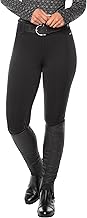 Kerrits Women's Power Stretch Fleece Silicone Knee Patch Winter Horse Riding Tights – Polartec Equestrian Legging, Pocket
