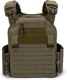 ULIONTAC 1000D Lightweight Adjustable Camouflage Clothing Suits Quick Release for Jungle Hunting Shooting Airsoft Wildlife Photography Halloween (Ranger Green)