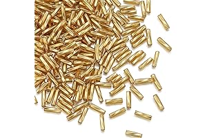 Exquisite Pandahall Gold Tube Beads: Elevate Your Jewelry Creations