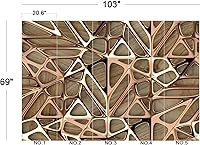 Vista 81 de Papel tapiz de pared para guardería infantil de bosques de acuarela coloridos, 137 x 100 pulgadas