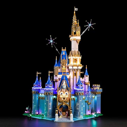 Kit de luz LED compatible con Lego Castle, juego de iluminación creativo de bricolaje, accesorios compatibles con Lego Ideas 43222 para fanáticos
