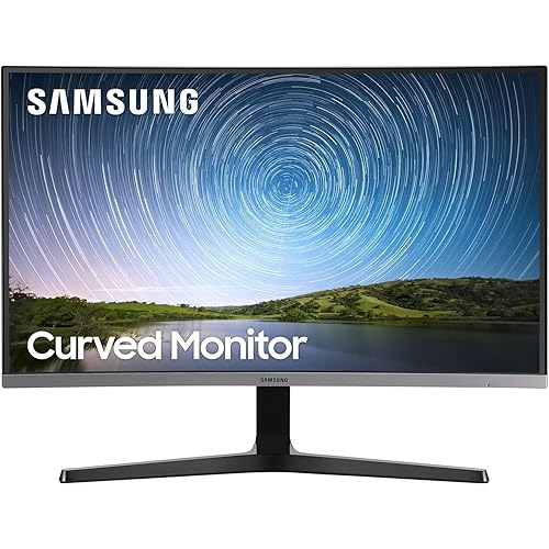 SAMSUNG 32" Class CR50 Curved Full HD Monitor - 60Hz Refresh - 4ms Response Time - LC32R502FHNXZA (Renewed)