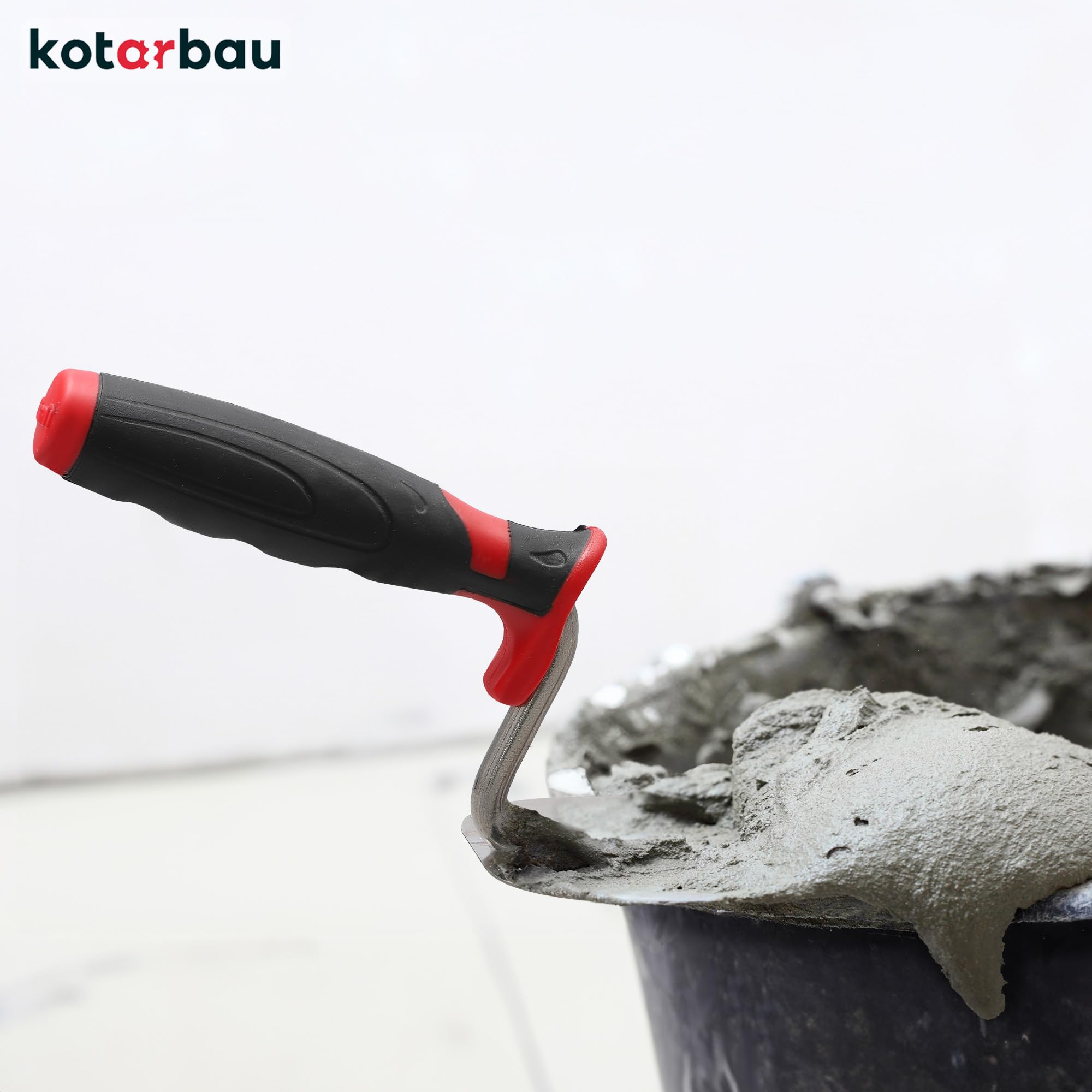 KOTARBAU® Maurerkellen Set Edelstahl + Gipsbecher Kellen Set 8-teilig Spachtel Set Maurerkelle Verputzer Werkzeug zum Verputzen Werkzeug für Profis und Heimwerker