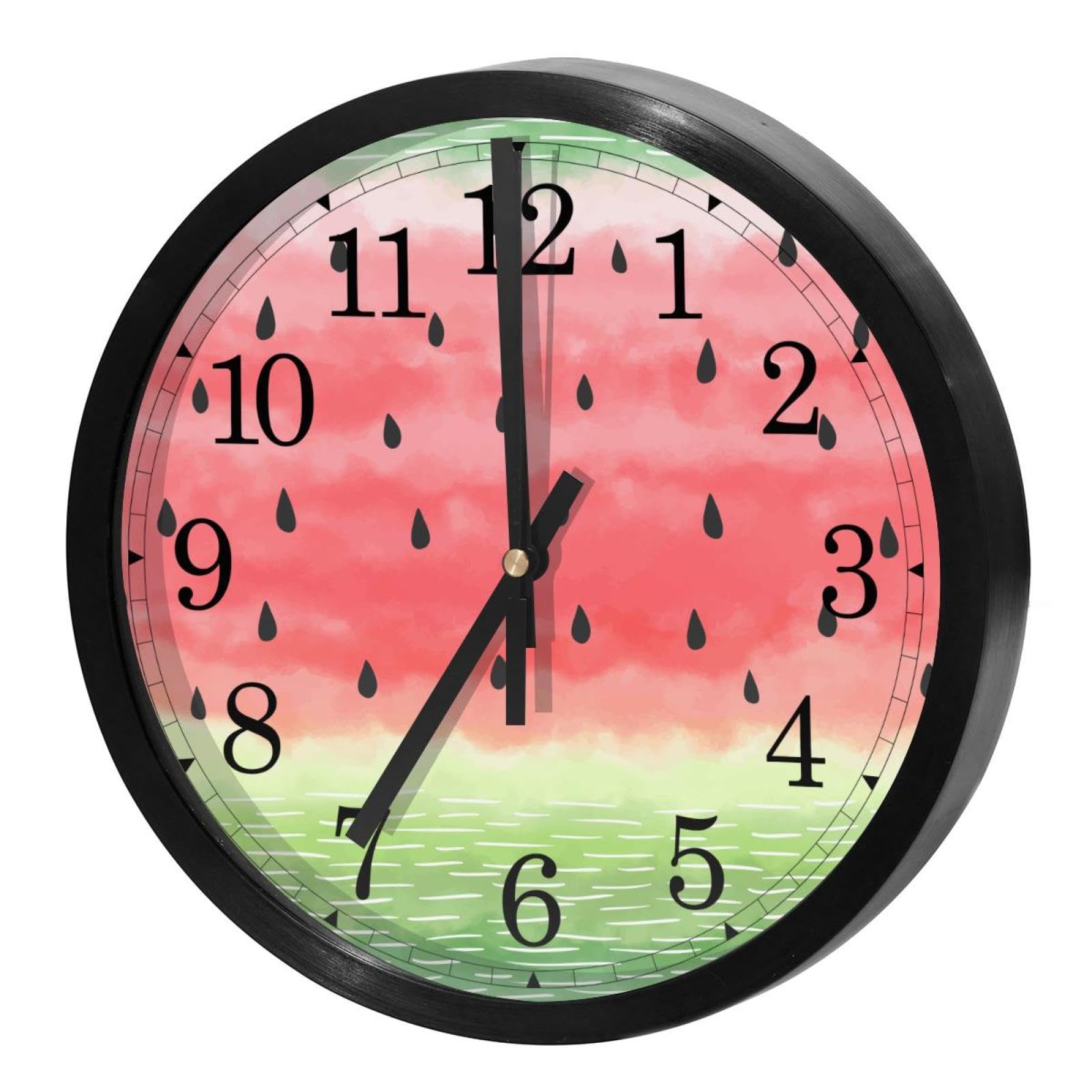 Horloge murale quartz sans tic-tac à piles pour maison école et décoration intérieure