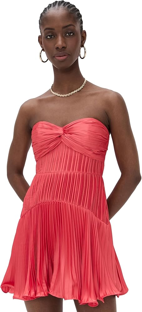 【メルカリ内最安値】andmary Luna pleats mini dress ANDMARY】Luna pleats mini dress