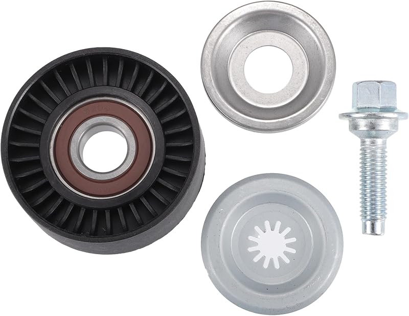 Polia guia da correia de acessórios ACROPIX para Jeep Wrangler e Ram ProMaster – Kit com 4 unidades