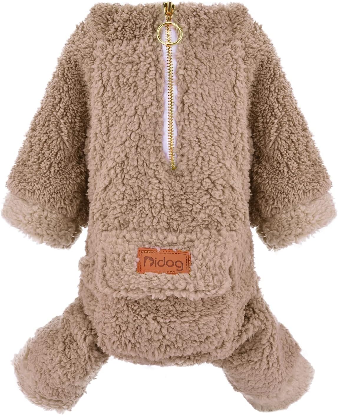 1 Pieces Dog Pajamas Fleece Pet Pjs Clothes Warm Cute Puppy Jumpsuit Sweater Soft Doggie Coats Outfit Cat Clothing for Small Medium Dogs…
