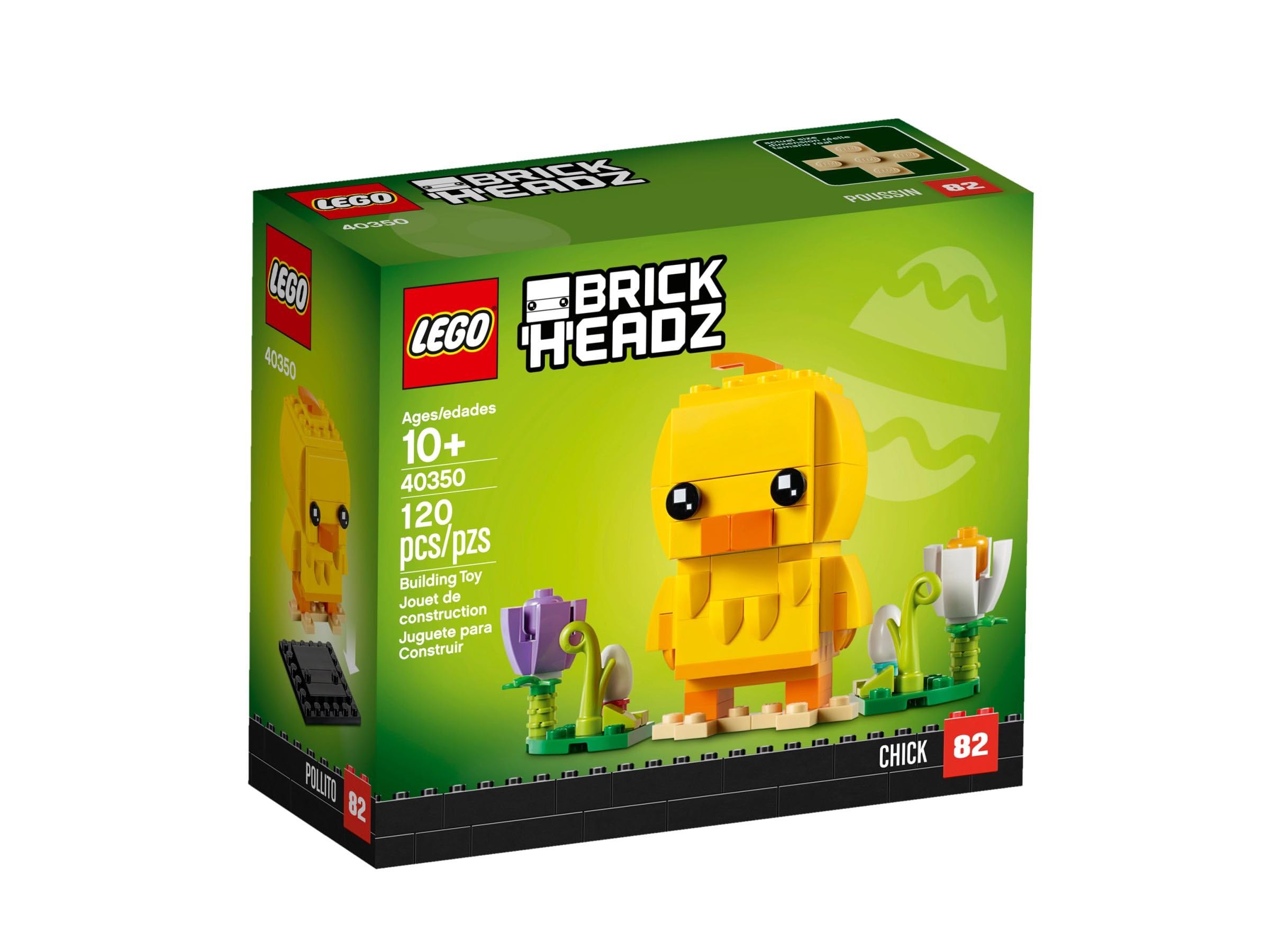 40350 Easter Chick BrickHeadz Construction Set