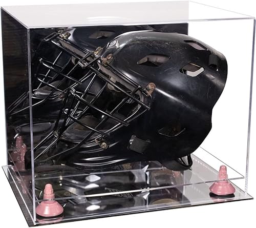 Miniatura 100 de vitrina de acrílico tamaño real casco fútbol americano.