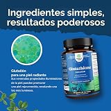 Suplemento de glutatión reducido con cardo mariano - 500 mg por porción de glutatión L puro con ácido alfa lipoico y silimarina de cardo mariano - 30 unidades