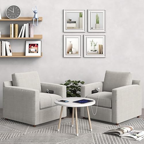 Miniatura 6 de Enchufe oculto para sofá, enchufe de sofá, 2 tomas de corriente alterna, PD20W, USB-C QC3.0, 18 W, USB-A, salida de muebles 1050J, cable de